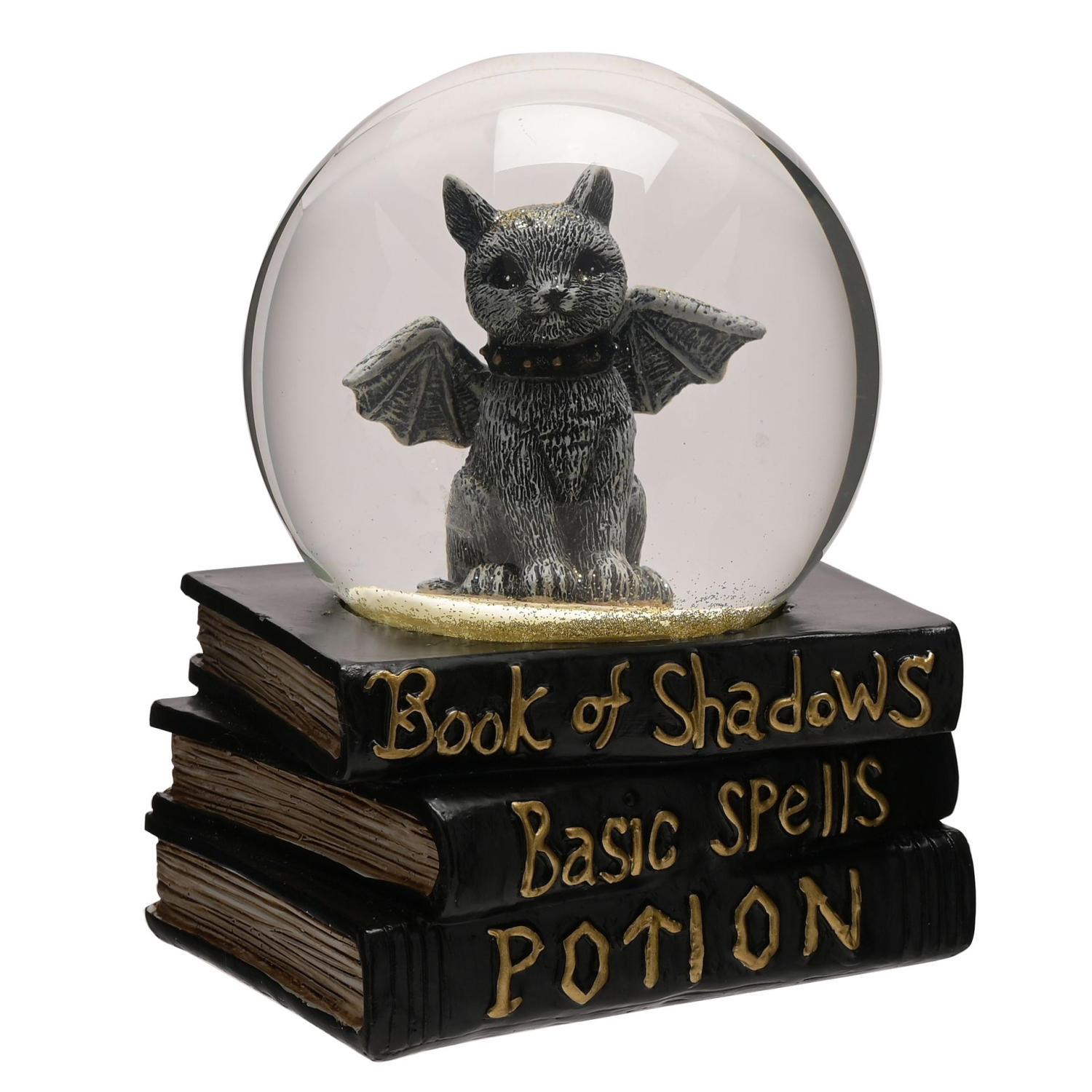 Schneekugel Harry Potter - Fledermauskatze mit Goldglitter