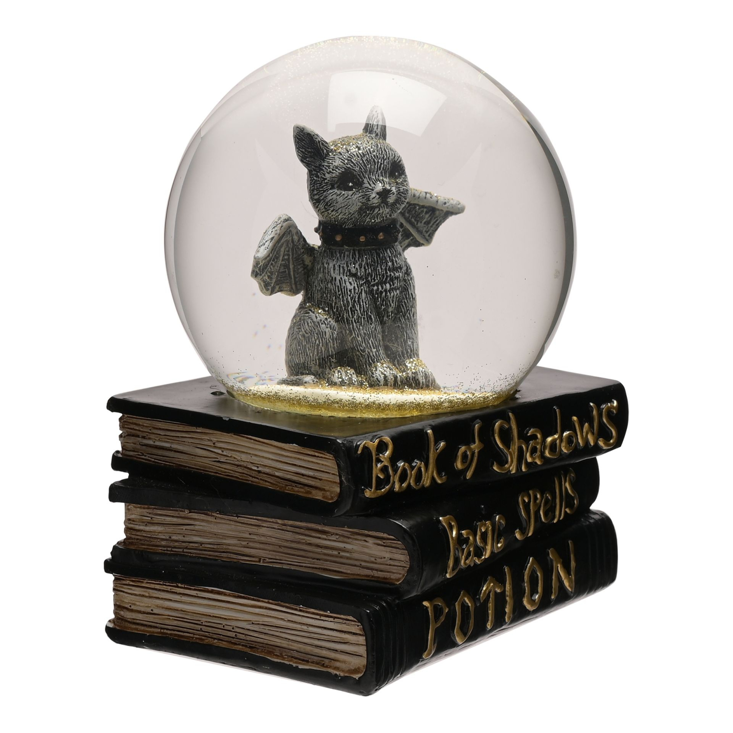 Schneekugel Harry Potter - Fledermauskatze mit Goldglitter