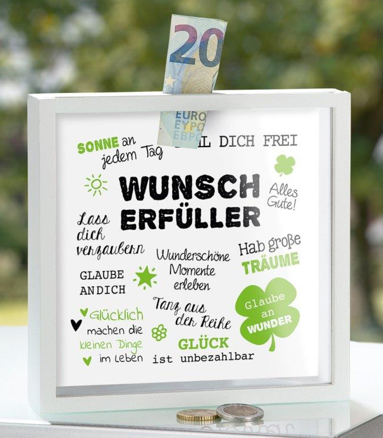 Die geniale Spardose Wunscherfüller - Wünschekasse