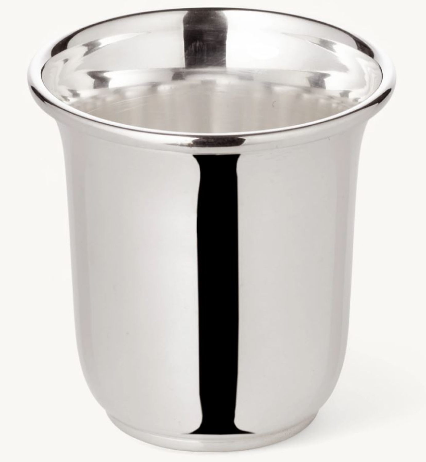 Schnapsbecher schwer versilbert, 4 cl, Gravurfähig