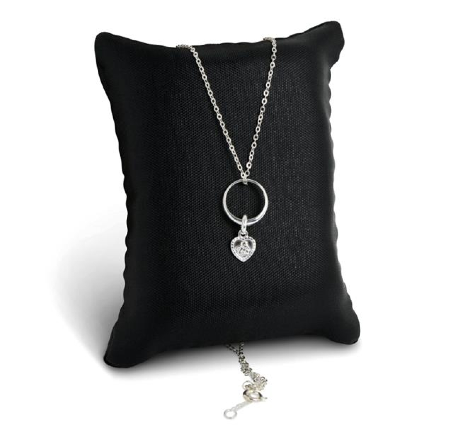 Der Taufring mit Schutzengel Anhänger in Herzform und Kette! Echt Silber - Das geniale Schmuckset zur Taufe -