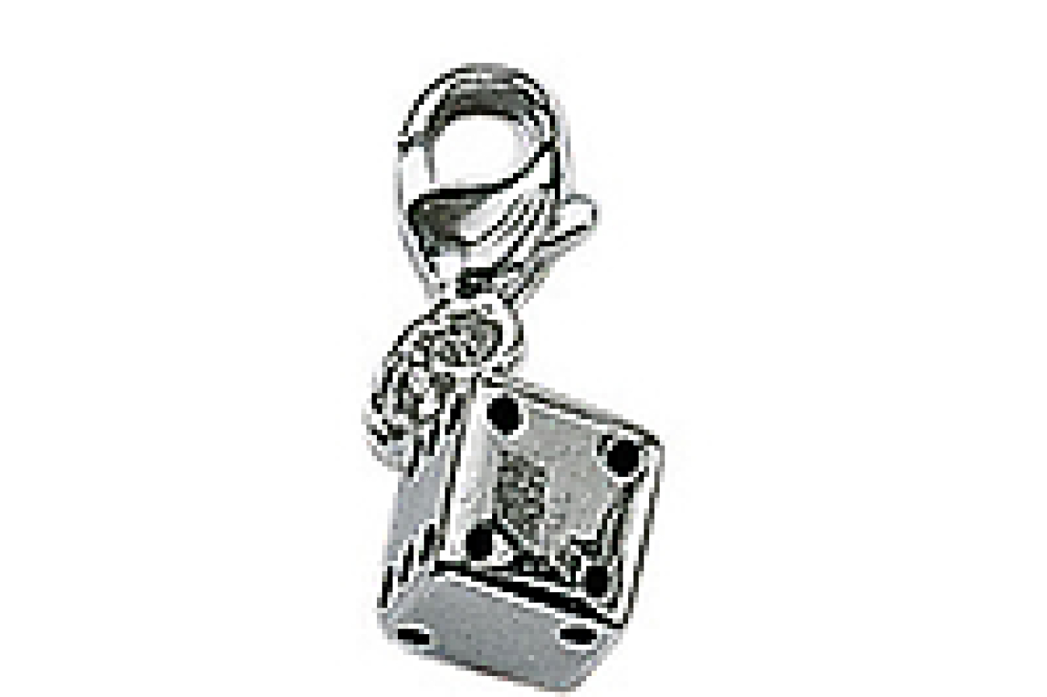 Charm Würfel - Echt Silber 925