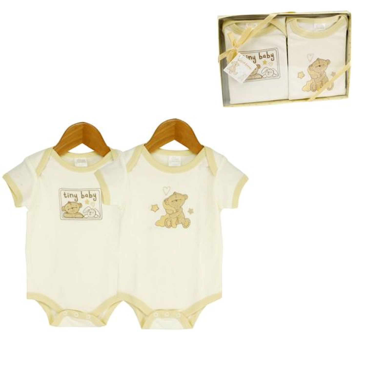 Babys erste Strampler "Bärchen und Hase"