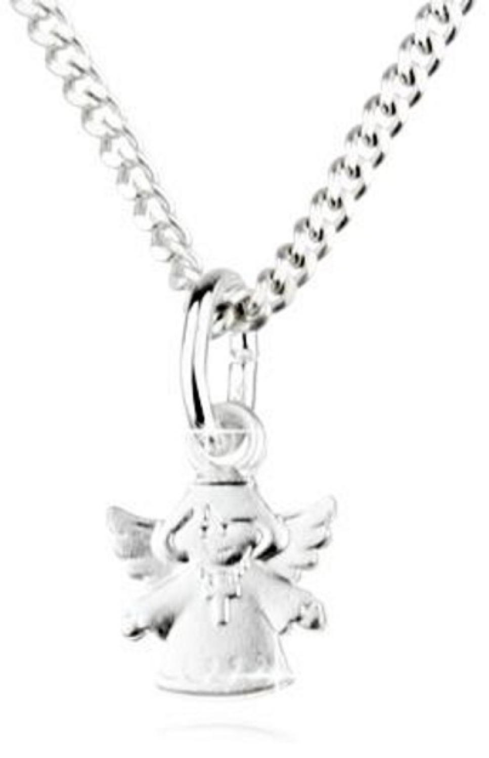 Das wunderschöne Schmuckset  für Babys und Kleinkinder - Schutzengel mit kleinem Kreuz und Kette - Echt Silber 925 -