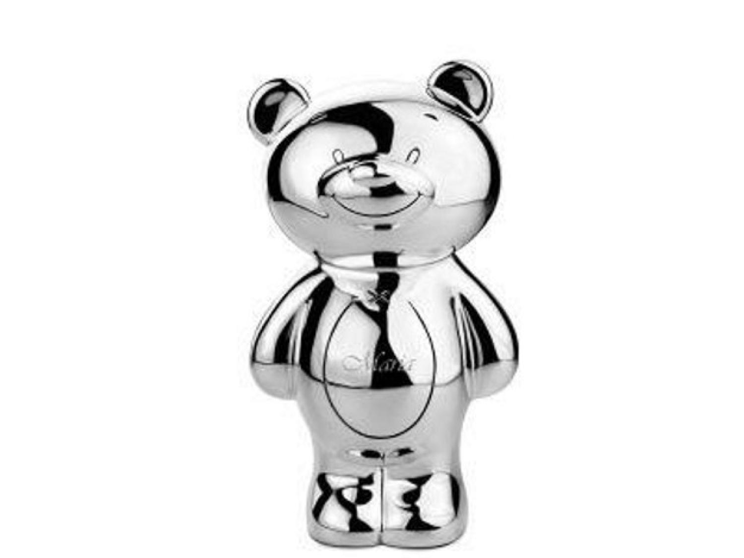 Die geniale Bärchen Spardose Twinkle - Versilberte Sparkasse Bär