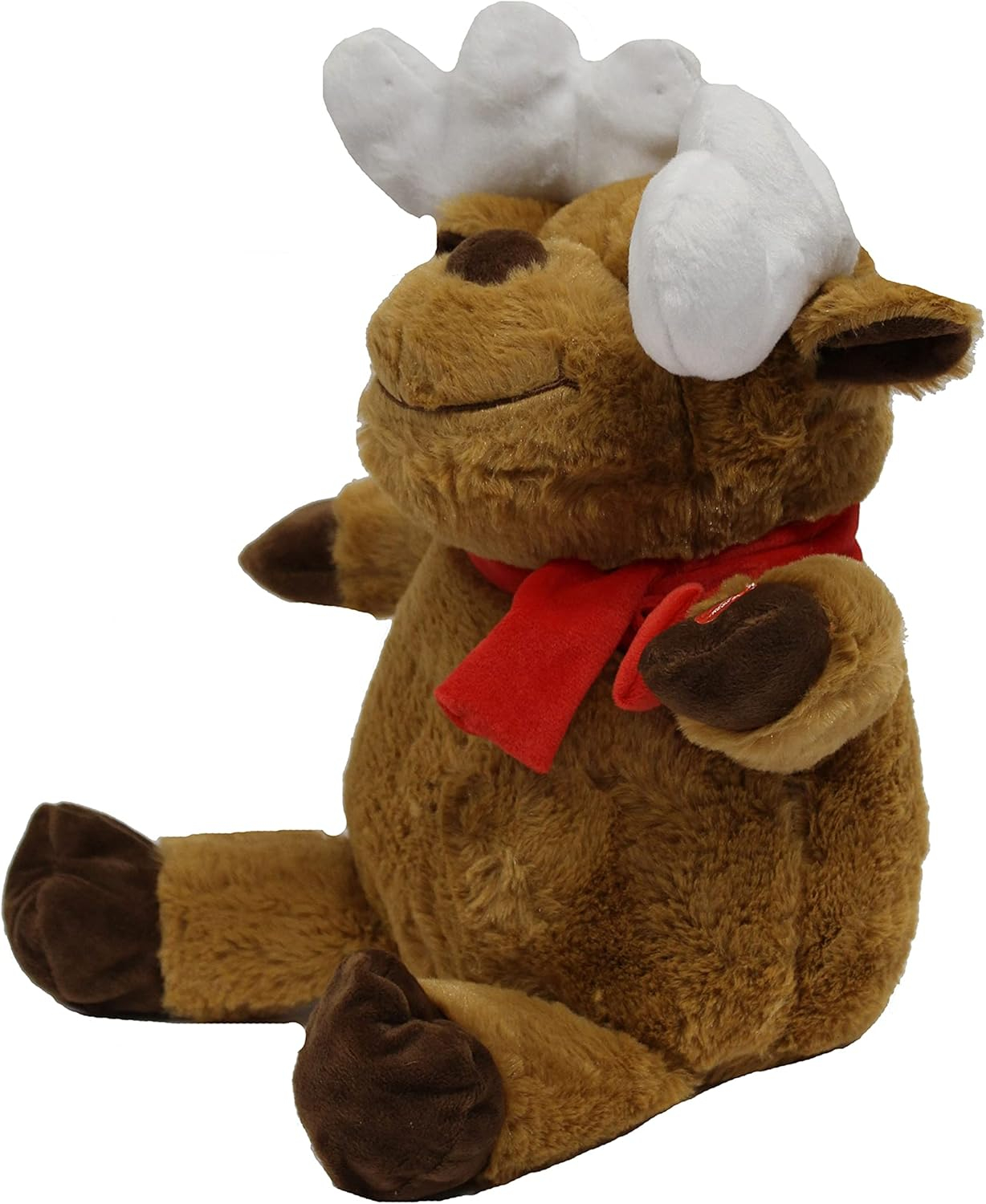 Weihnachts Elch Ewald mit Musik und leuchtenden Geweih